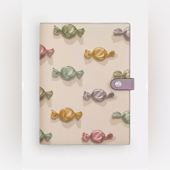 LAST ONE !!!!  COACH NOTEBOOK WITH CANDY PRINT - NWT - Picture 3 of 3